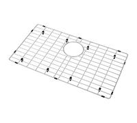 Hundnsney 1 Piece Stainless Steel Sink Grid and Sink Protectors for Kitchen Sink with Rear