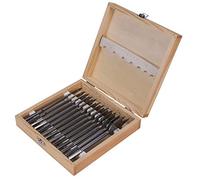 Hundnsney 13Pcs Flat Spade Drill Set Metal Bit Kit Hex Woodworking Tool Accessories