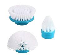 Hundnsney 3Pcs Electric Cleaning Brush Heads Tile Bathroom Kitchen Multi- Uses Turbo Scrub Replaceable Brush Head Set