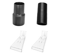 Hundnsney 4Pcs Swivel Head Vacuum Cleaner Nozzle Cleaner Brush Suction Floor Nozzle with Adapter Swivel Head Carpet Cleaner Parts