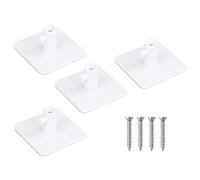 Hundnsney Stand Mixer Attachment Holders 4 Pack Storage Organizer, Kitchen Mixer Accessories for Whisks, with Screws