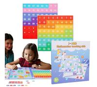 Hundred Board - Magnetic Mathematics, Board Game | Advanced Teaching Aid | Educational Tool For Those Who Develop Fine Motor Skills