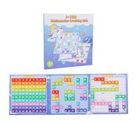 Hundred Board - Math Counting Board Game for Preschool Learning Activities, Classroom Must Have, Interactive Learning Tool for Kids Boys and Girls, Educational Toy, Colorful 12.12 Inches