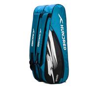 HUNDRED Cosmogear Badminton Kit Bag | Double Zip | Front Zip Pocket | Material: Polyester | Padded Back Straps | Easy Carry Handle
