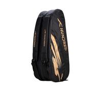 HUNDRED Cosmogear Badminton Kit-Bag (Teal Blue, Large) | Unisex | Material: Polyester | Double Zipper Bag with Front Zipper Pocket