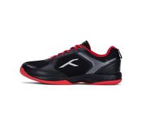 HUNDRED Court Star, Badminton Shoes, Black/Red,