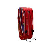 Hundred Debut Badminton and Tennis Racquet Kit Bag | Material: Polyester | Multiple Compartment with Side Pouch | Easy-Carry Handle | Padded Back Straps | Front Zipper Pocket (6 in 1)