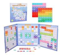 Hundred Magnetic Board - Math Counting Chart Educational Resource, Interactive Learning Aid | Classroom Preschool Teaching Tool for Kids, Boys and Girls, Practice and