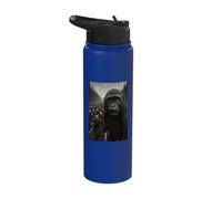 Hundred Men Meme Gorilla Leading The Way Stainless Steel Insulated Water Bottle