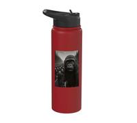 Hundred Men Meme Gorilla Leading The Way Stainless Steel Insulated Water Bottle