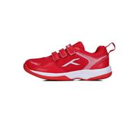 HUNDRED Men's Court Star Badminton Shoe, Red/White, 4 UK