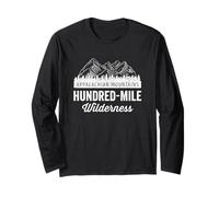 Hundred-Mile Wilderness Maine Hiking Appalachian Mountains Long Sleeve T-Shirt