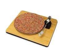 Hundreds and Thousands Sprinkles Vinyl Slip Mat Donut Sprinkle Style Turntable Mat 12" 7" DJ Slipmat Record Player Mat Fun Retro Gift (12")