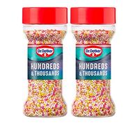 Hundreds Thousands Rainbow Cake Sprinkles Baking 65g x 2