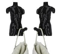 Hung Hook Fun Muscular Man Wall Hook, 3D Muscle Man Coat Hanger for Bathroom Bedroom, Wall Mounted Muscle Men Hooks for Towels Coats and Bags, Unique Humorous Home Decor