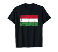 Hungarian Banner Fan Hungary Flag Retro Magyar Value Graphic T-Shirt