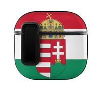Hungarian Flag Hungary Emblem Compatible with AirPod 4 Case 4th Gen | 2024 Protective Cover