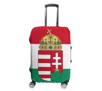 Hungarian Flag Hungary Emblem Suitcase Cover Elastic Luggage Covers Protectors Anti-Scratch Travel Essentials