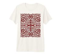 Hungarian Folk Art Pattern Flowers Floral Premium T-Shirt