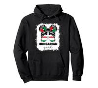 Hungarian Girl Girls For Kids Hungary Flag Pride Magyar Cute Pullover Hoodie