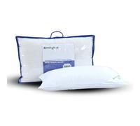 Hungarian Goose Down Pillows 2 Pack - Hotel Quality Luxury Goose Down Pillows with Pure Cotton Cover Ideal for Front and Back Sleepers - Machine Washable - 2 Pack