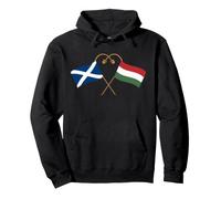 Hungarian Heritage Hungary Scotland Flag Hungarian Flag Pullover Hoodie