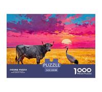 Hungarian Hortobágy Puszta Wooden Jigsaw Puzzle Waterproof 1000 Piece Puzzles for Adults Challenging And Brainteasing Home Decoration
