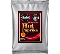 Hungarian Hot Paprika 500g - Authentic Premium Spicy Powder - Large Refill Pack