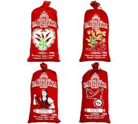 Hungarian Paprika Premium Quality Sweet/Hot/Smoked (Origin: Kalocsa,Hungary) (All 4 taste, 4x100g)