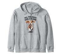 Hungarian Pointer Hunting Dog Breed Funny Pet Cute Vizsla Zip Hoodie