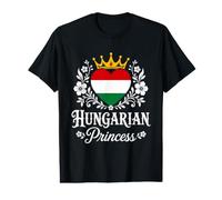 Hungarian Princess Hungary Flag Proud Hungarian Girl Value Graphic T-Shirt