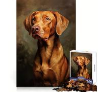 Hungarian Vizsla 1000 Piece Jigsaws for Teenagers Puzzle Brain Skill Firm Joint Pattern Build Art Display (38x52cm)