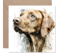 Hungarian Vizsla Birthday Card for Women and Men, Dog Breeds