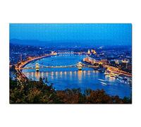 Hungary Danube River Budapest Jigsaw Puzzle 100 Piece Game Artwork Travel Souvenir 45.5x35.5CM