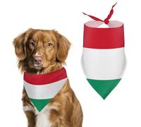 Hungary Flag Hungarian Pet Bandana Dogs Triangle Scarf Cats Handkerchief Puppy Costume