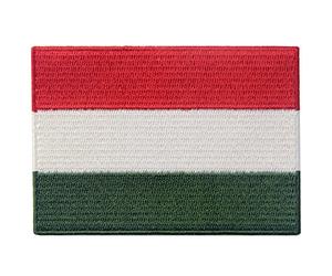 Hungary Flag Patch Embroidered Hungarian Applique Iron On Sew On National Emblem