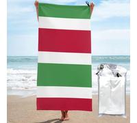 Hungary Flag Print Microfiber Lightweight Large Size Compact Towel