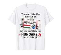 Hungary Girl - Hungary Boarding Pass - Hungary T-Shirt