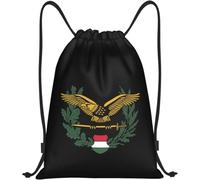 Hungary Hungarian Defence Forces Emblem Women Men String Backpack Portable Pe Bag Large Swimming Bags For Gym Travel Hiking