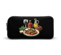 Hungary Hungarian Food Goulash Cosmetic Bag Makeup Organizer Pencil Case Large Capacity Pouch for Travel