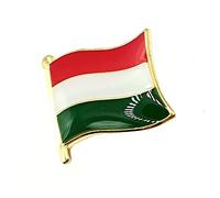Hungary Hungarian Metal Country Flag Pin Badge