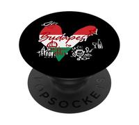Hungary Iconic Symbols And Landmarks Budapest Lovers PopSockets Adhesive PopGrip