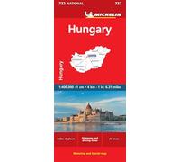 Hungary - Michelin National Map 732: Map (Maps/Country Michelin)
