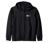 Hungary Minimalist Badge Patch Travel Souvenir Zip Hoodie