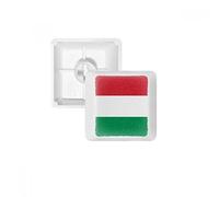 Hungary National Flag Europe Country PBT Keycaps for Mechanical Keyboard White OEM No Marking Print