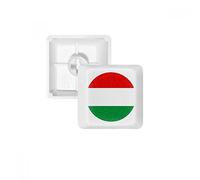 Hungary National Flag Europe Country Symbol PBT Keycaps for Mechanical Keyboard White OEM No Marking Print