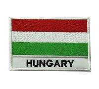 Hungary National Flag Iron On Patch Sew On Patch Embroidered Patch/Badge for Clothes