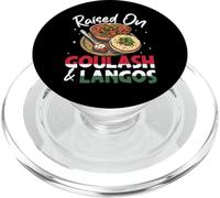 Hungary Raised On Goulash And Langos Hungarian PopSockets PopGrip for MagSafe