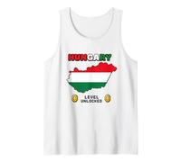 Hungary Tshirt, Hungarian maps, Hungary Flag Shirt for Kids Tank Top