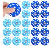 Hungdao 24 Pack Shark Fidget Spinners Bulk, 1.97 Inches Mini Fidget Spinners, Shark Themed Birthday Party Favors for Adult, Goodie Bags Stuffers, Rewards Carnival Prizes, Sensory Play